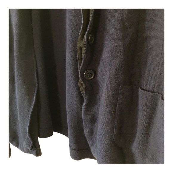 CAbi Breakthrough Sweater Blazer Women's Size XL Blue - Picture 5 of 8